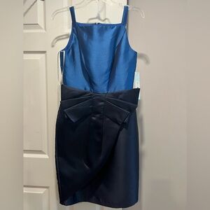 Kay Unger COLOR BLOCK MIDI DRESS Size 4